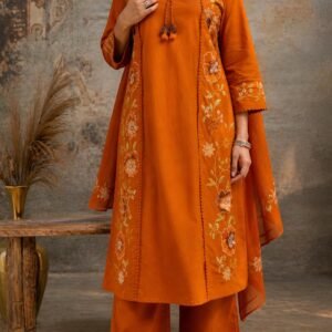 Premium Kurti Set with Pant & Dupatta (3-Piece)